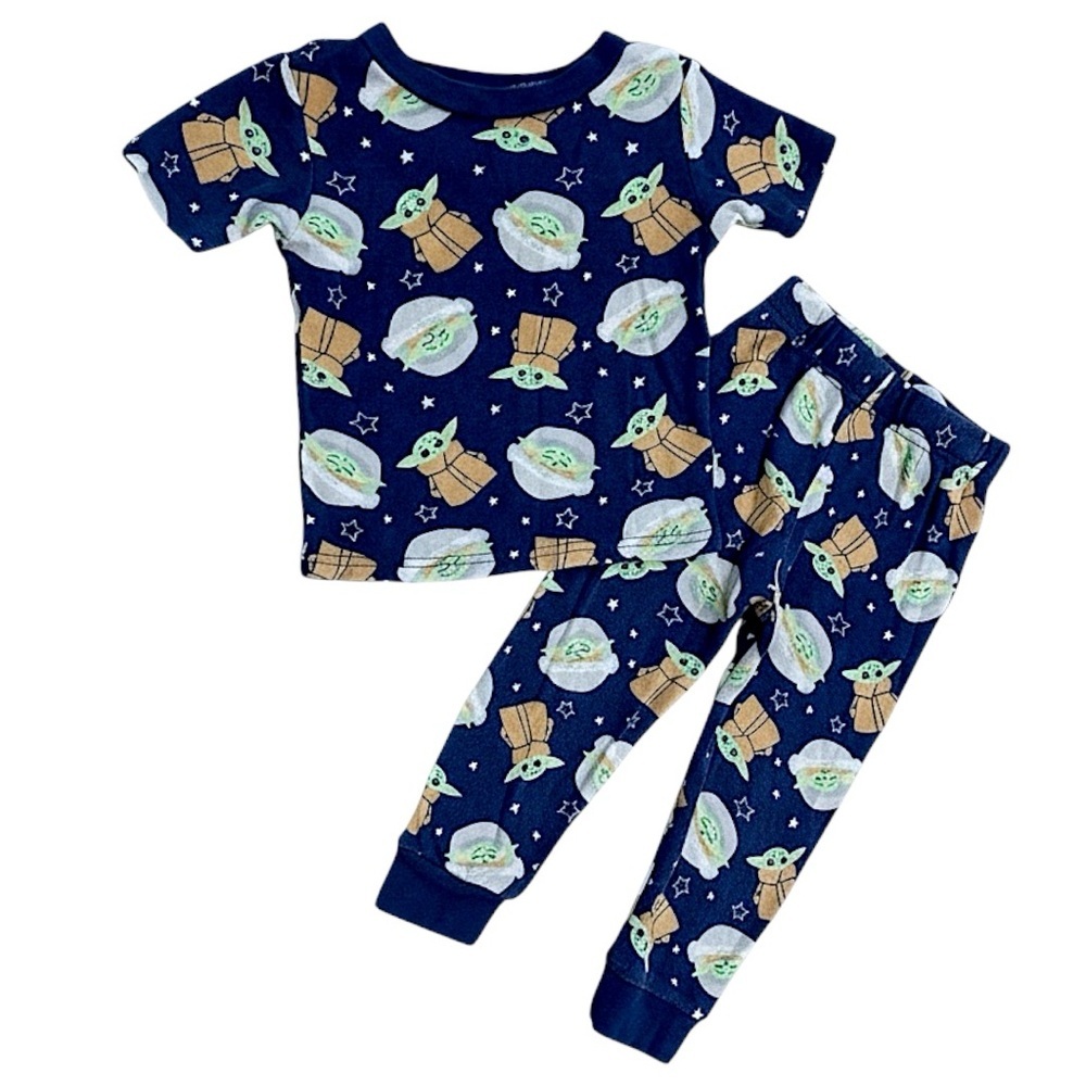 Star Wars Toddler Boy Pajamas Set Star Wars The Mandalorian Baby Yoda 2Pc Set 3T